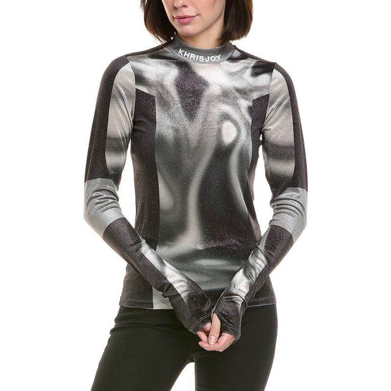 Khrisjoy Womens Kaleidoscope T-Shirt, Black
